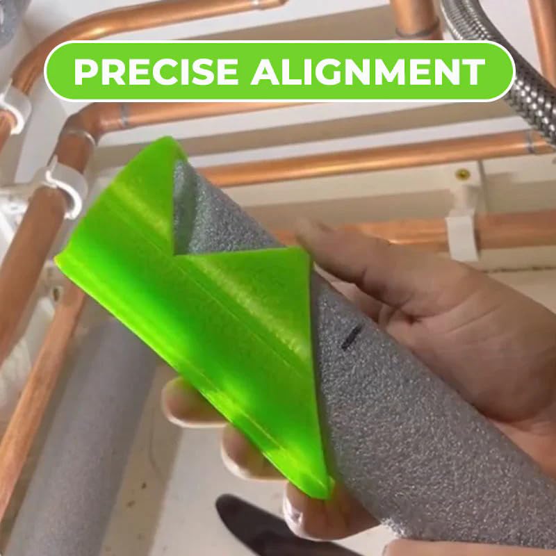 3pcs Foam Pipe Cutter Tool - Three-Tube Insulation Cutting Fixture, Insulation Cutting Fixture in 3 Models, for Pipe Insulation in Homes, Industries and Commercial Places,15mm, 22mm,28mm (Green) Green