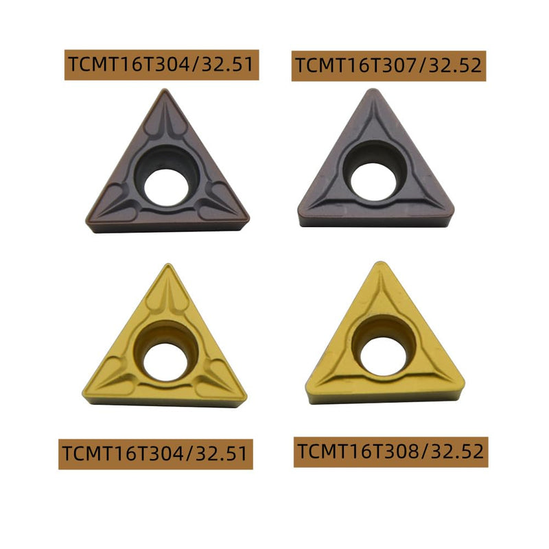 20pcs TCMT32.51 TCMT32.52 TCMT16T304 TCMT16T308 Carbide Inserts Turning Inserts for Metal Cutting Cutter bar 20pcs TCMT32.51 TCMT32.52 TCMT16T304 TCMT16T308