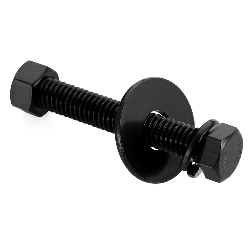 M8 Black Flat Washers (8.4mm ID, 23.5mm OD, 2.0mm Thick) for Screw Fasteners, 304 Stainless Steel, 50 PCS M8