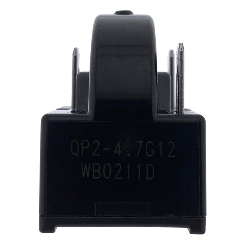 4.7 Ohm 3-Pin PTC Starter/Start Relay QP2-4.7G12 and Overload and Capacitor Kit for Mini Fridges, Compact Refrigerators, Beverage & Wine/Beer Coolers, Deep Freezers, Beer/Wine Refrigerators