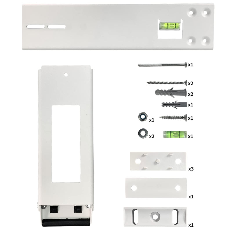 Window Air Conditioner Mounting Support Bracket, Universal AC Unit Window Stand Mount Brackets Support Up to 85 lbs Designed for 5,000 to 10,000 BTU A/C Units up to 85lbs