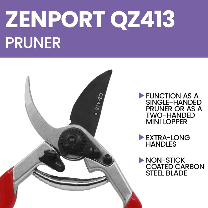 Zenport QZ413 Pruning Shears, Extra Long Handles, 0.9-Inch Cut 1