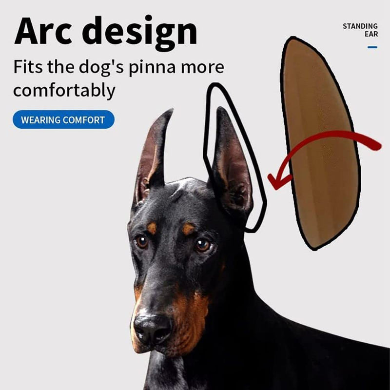 Andy's Orchids Dog Ear Stand Up Support Tool Sticker, Dog Ear Fixed Correction Vertical Holder for Doberman Pinscher Sheltie Corgi Puppies 2.7 * 1.38 inch - PawsPlanet Australia