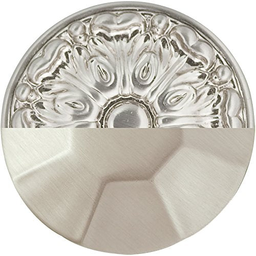 Hickory Hardware 1 Pack Solid Core Kitchen Cabinet Pulls, Luxury Cabinet Handles, Hardware for Doors & Dresser Drawers, 12 Inch Hole Center, Satin Nickel, American Diner Collection
