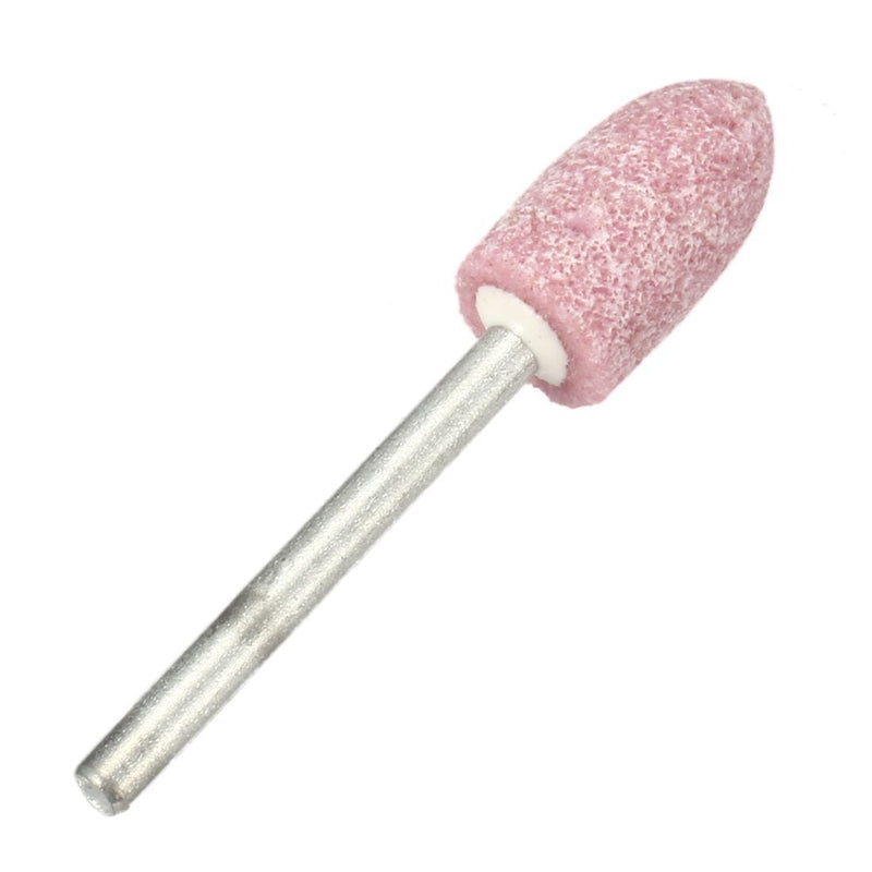 3mm / 1/8-inch Abrasive Mounted Stone Grinding Wheels Bits Set Cone Polishing Tool Pink 100 in 1 Set