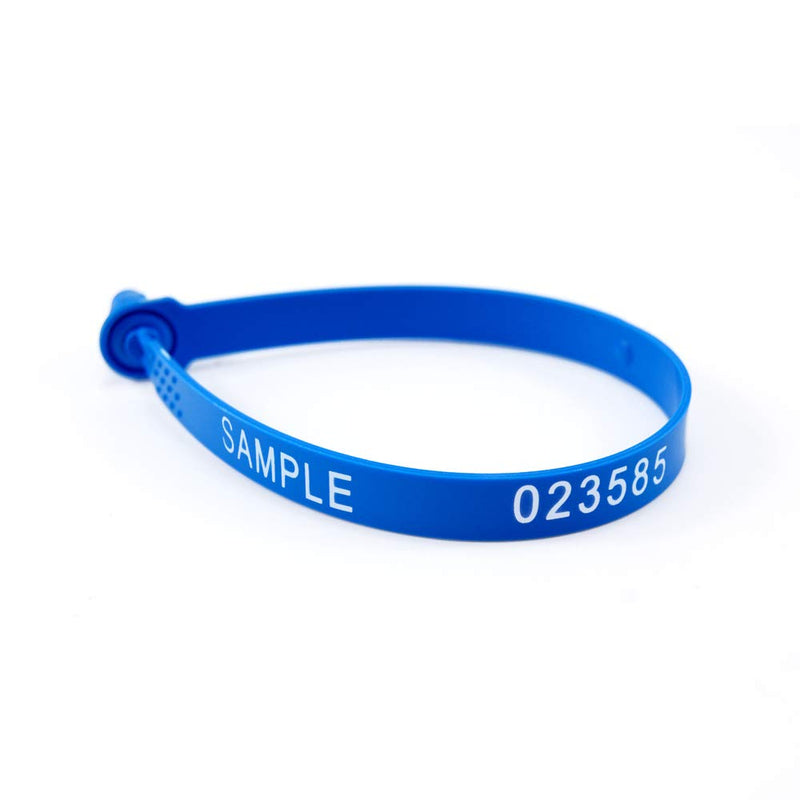 100 Plastic Trailer Seals Plastic Truck Seals Tamper Proof Seals High Security Shipping Tags Numbered Security Seals Container Seals Plastic Seal Tag (Blue) 100 Blue