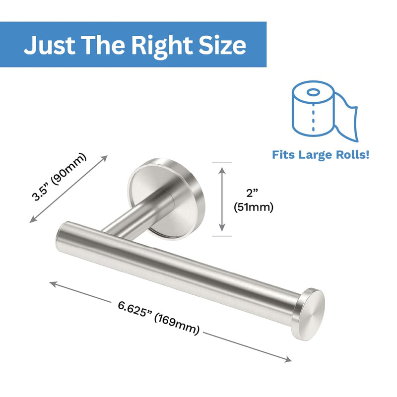 Gatco 5563 Sky Toilet Paper Holder, Satin Nickel Sky Satin Nickel