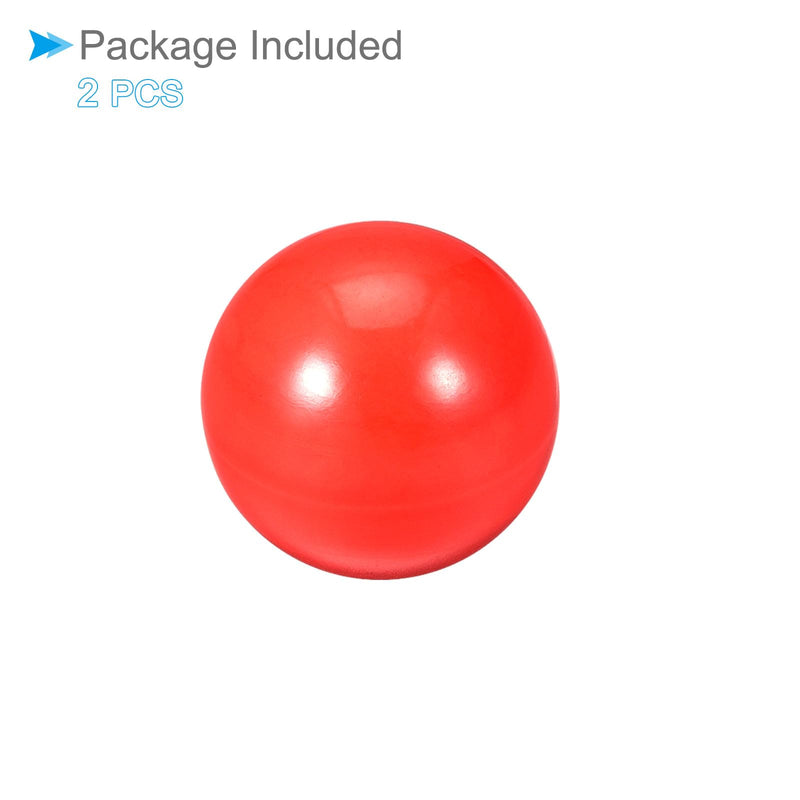 Thermoset Ball Knobs, M12 Female Thread 40mm Diameter, Plastic Metric Hand Screw Grip Red - (Applications: for Lathe Machinery Lever Handle), 2-Pieces M12 x 40mm