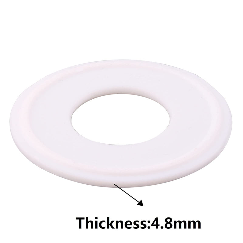 DERNORD White PTFE (Teflon) Gasket Tri Clamp O-Ring - 1 Inch (Pack of 20) Pack of 20
