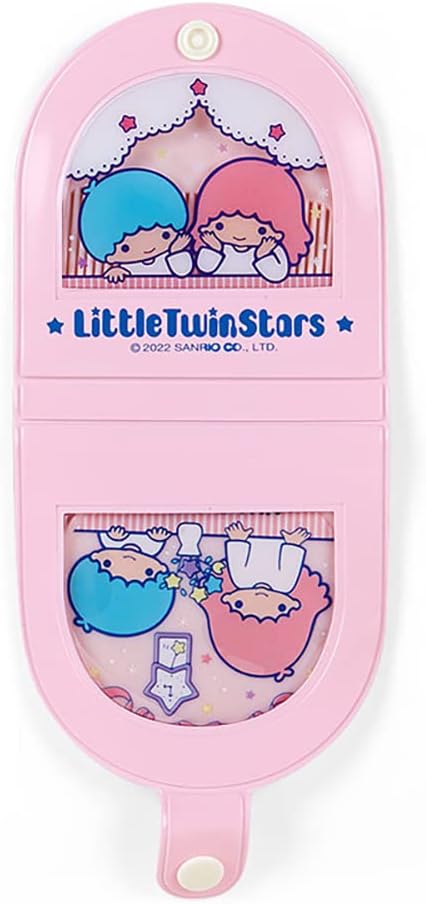 Sanrio 795712 Mirror Comb with Vinyl Case Kikirara LITTLE TWIN STARS Fashionable Miscellaneous Goods ~ Habae Sanrio ~ Character 3.3 x 0.5 x 3.2 inches (8.5 x 1.2 x 8.2 cm) - NewNest Australia
