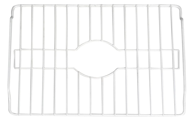 SOFINNI Sink Protectors for Kitchen Sink Bottom with White Coating Sink Grate Insert Grid Sink Bowl Drying Rack Steel Small (10.5" x 12.5") 10.5" x 12.5"