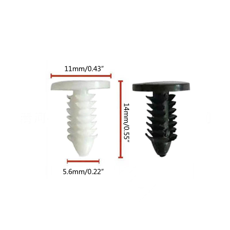 100 Pcs Tree-shape Rivets Push Pins Rivet Honeycomb Lasers Bed Retaining Pins Fasteners Hole Hood Pressure Pins Rivets Fasteners Push Pins