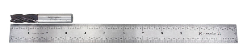 Accusize Industrial Tools Stadard Tooth M42 8% Cobalt Tialn Roughing End Mill, 1/2'' by 1/2'' by 1-1/4'' Flt Length, 1102-0012 1/2" Dia, 1/2" Shk Dia, 1-1/4" Flt Length