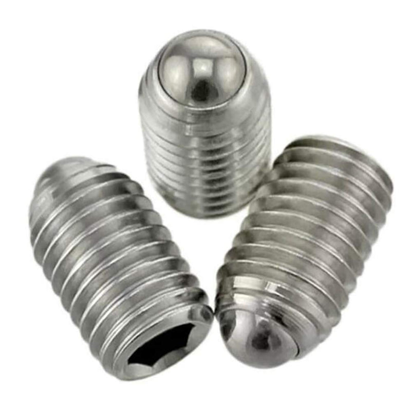 M3 x 6mm Stainless Steel Hex Socket Spring Ball Point Grub Screws 20pcs M3 x 6mm