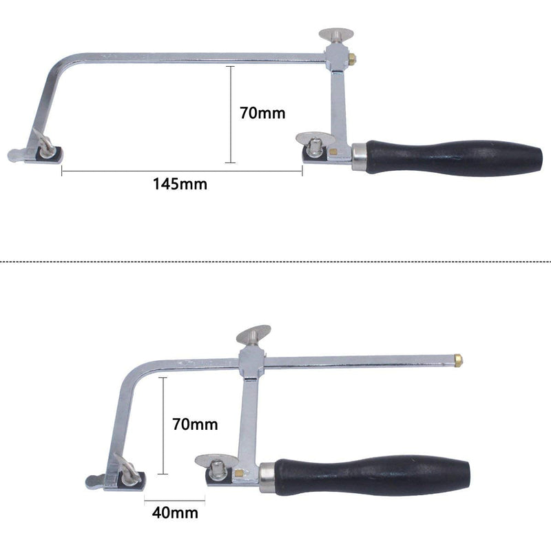Jeweler's Saw Frame Adjustable with 144 Blades Professional Jewelry Making Kit