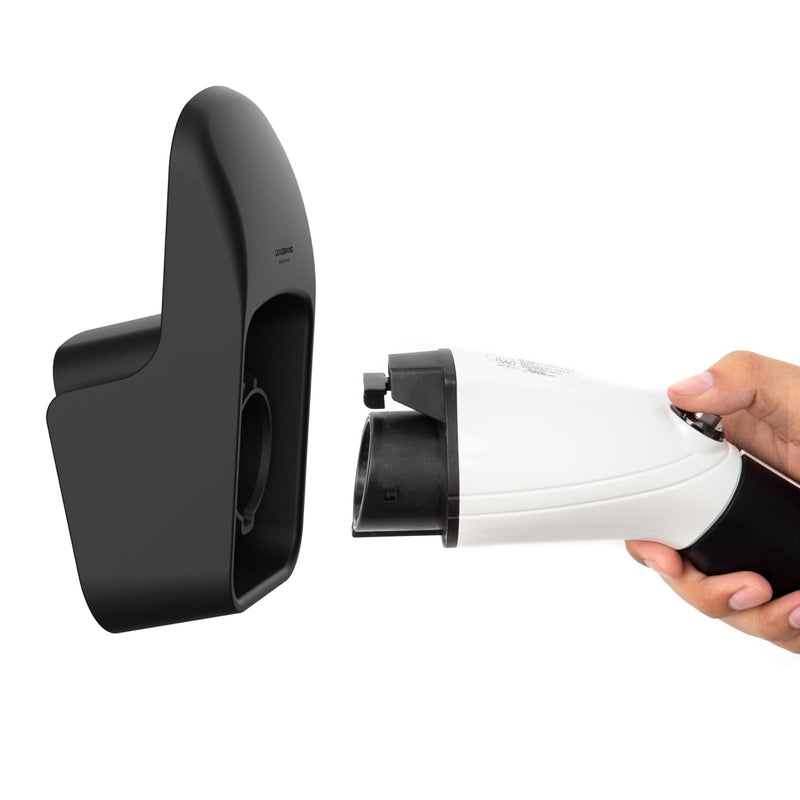 【Upgraded】 Non Rusting EV Charger Holder - Premium Wall-Mounted SAE J1772 Holster for Electric Vehicle Charging Cable Management,Nozzle Holster Dock with Screws Outdoor/Indoor