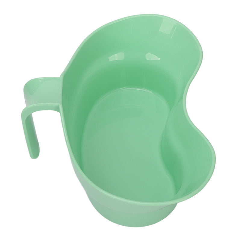 Basin Cup, 300ml Oral Care Basin Cup Inward Curved Vomit Bowl Tooth Brushing Tray Dental Emesis Tray Dental Emesis Cup for Elderly Bedridden