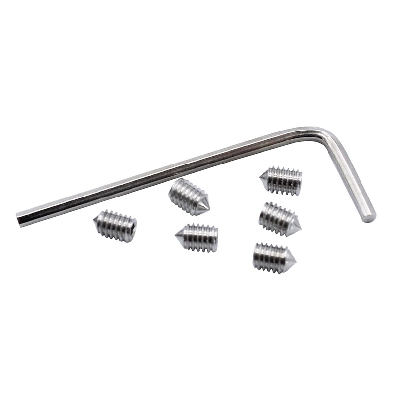 1 Pair Left & Right Window Crank Handle Kit Chrome Billet Aluminum 4 1/4" Window Handles Fits for Hot Rod Chevy Ford Chrysler Silver