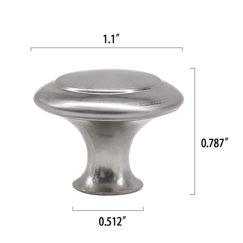 30 Packs Kitchen Cabinet Knobs Brushed Nickel Silver-Pull Hardware Handle,Drawer knobs for Kitchen Cupboard Door,Bedroom Dresser Drawerwith Long Short Screws