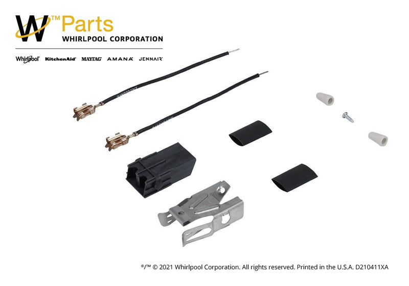 Whirlpool 330031 Top Burner Receptacle, Black
