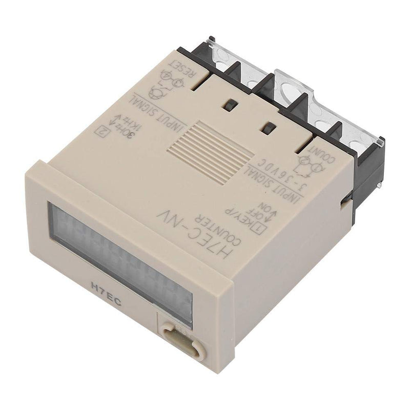 H7EC NV Electronic Counter DC 3-36V Digital Electric Counter Totalizer with 8 Digit LCD Display