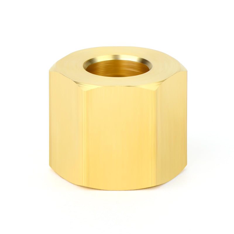 GASHER 20PCS Brass 1/4" Compression Fitting, Brass Compression Nut 1/4" OD(Compression Nut) 20