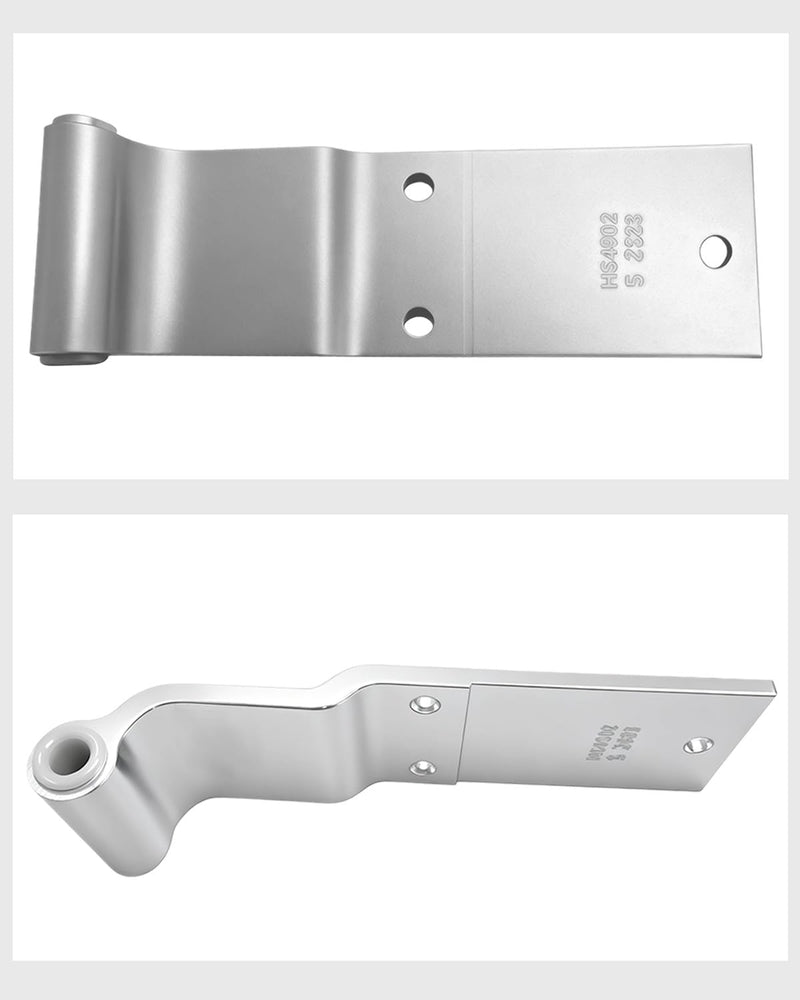 HS4502 S2623 Commercial Vehicle Three-Hole Door Hinge - 9.64x2.68x1.97in, Φ0.9, Heavy-Duty Steel, for Trucks & Buses - Durable & Precision-Made（2-piece Set） HS45 3-hole 2