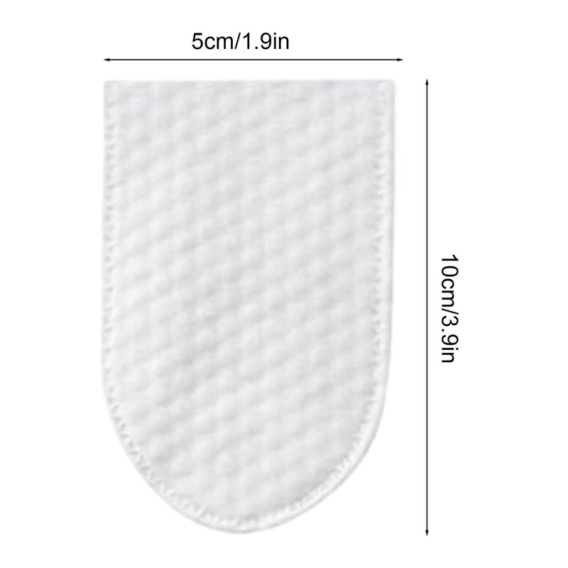 Faucet Filter Cotton Bags, 100 Pieces Universal Bathroom Faucet Filter White, Cloth, 5x10cm, Multi-Layer Filtration, Splash-Proof