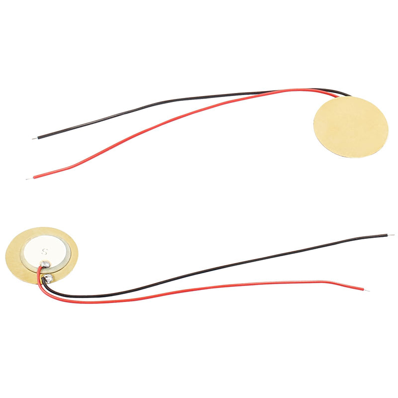 20Pcs 20mm Piezo Discs with 3.81" Leads Mic Drum Trigger Acoustic Pickup CBG Guitar Piezo Amplifiers Discs Transducer