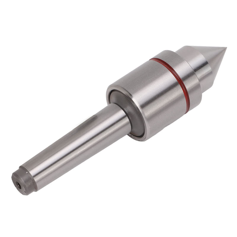 MT2 Live Center, Heavy Duty High Carbon Steel Deep Grooved Ball Bearing 60° Taper Metal Wood Lathe Tool for Lathe