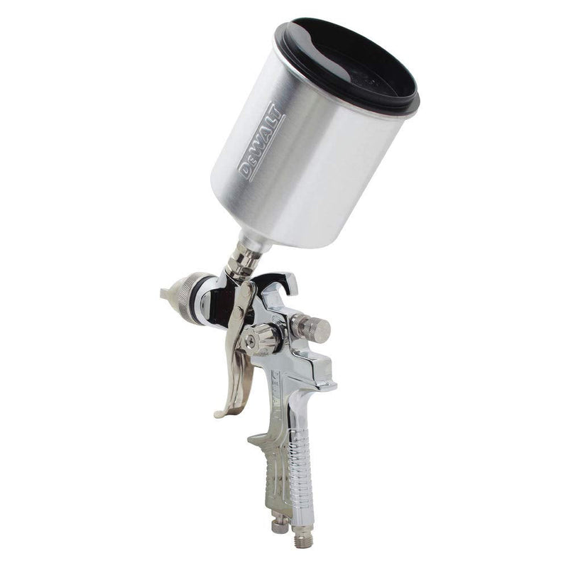 DEWALT HVLP Spray Gun, Gravity Feed (DWMT70777) Silver One Size
