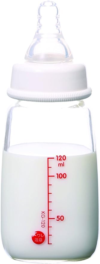 Pigeon [Heat-resistant Glass, 4.2 fl oz (120 ml)] Slim Type Baby Bottle 4.2 fl oz (120 ml) - NewNest Australia