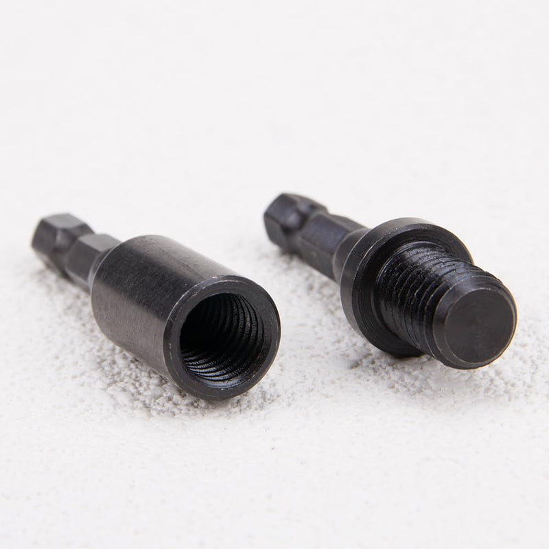2Pcs High Stability M10 Hanger Bolt Driver Double-Ended Screw Nut & Threaded Insert Driver Tool for Woodworking Home Appliance Fixing(1/4 Inch Drive M10*1.5mm) - NewNest Australia