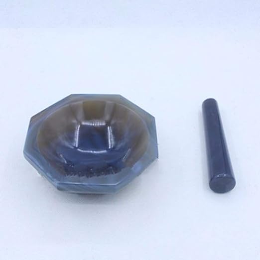 BMGAINT Manual Mortar and Pestle Set-Agate Mortar Set for Agate Mortar Lab Grinding with Pestle (50MM) - NewNest Australia