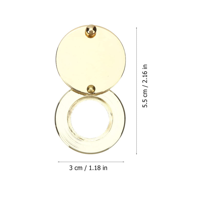 Apartment Door Security Peephole Cover for Inside Apartment Door Peep Hole Covers Viewer Cover Copper Viewer Peephole Plate