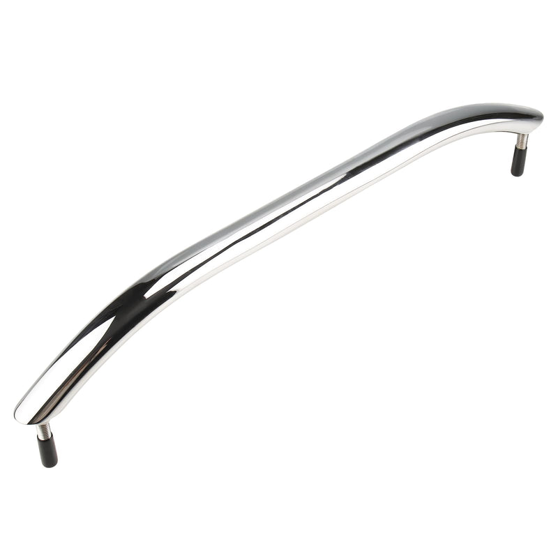 NovelBee 2pcs Boat Grab Handle,17.3“ Polished Stainless Oval Grab Handle Handrail for Marine Yacht RV