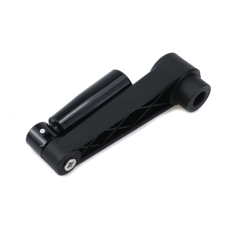 5-Inch Length Nylon Crank Handle Foldable Swivel Rocker Handle for Industrial Machine Tools or Other Equipments (Hole Diameter 12mm) 12mm Hole