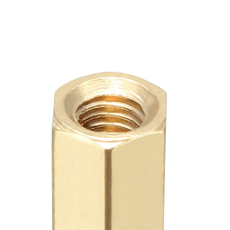 uxcell 100pcs M3 30+6mm Female Male Thread Brass Hex Standoff Spacer Screws PCB Pillar