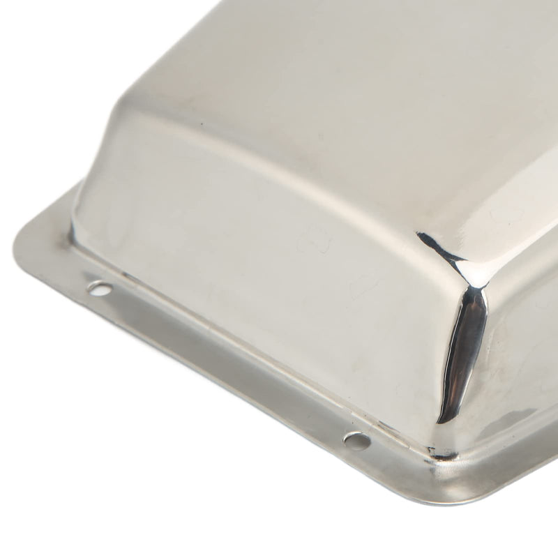 Cowl Vent, Akozon Boat Cowl Vent 304 Stainless Steel Marine Intake Cowl Ventilator Cover with Nylon Base for Boats Yachts Accessory