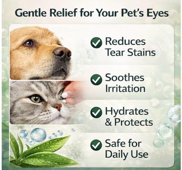 Eye Health Cream for Cats,Dogs and All Pets 1/8 oz 4.2 Gr. 1 Pack