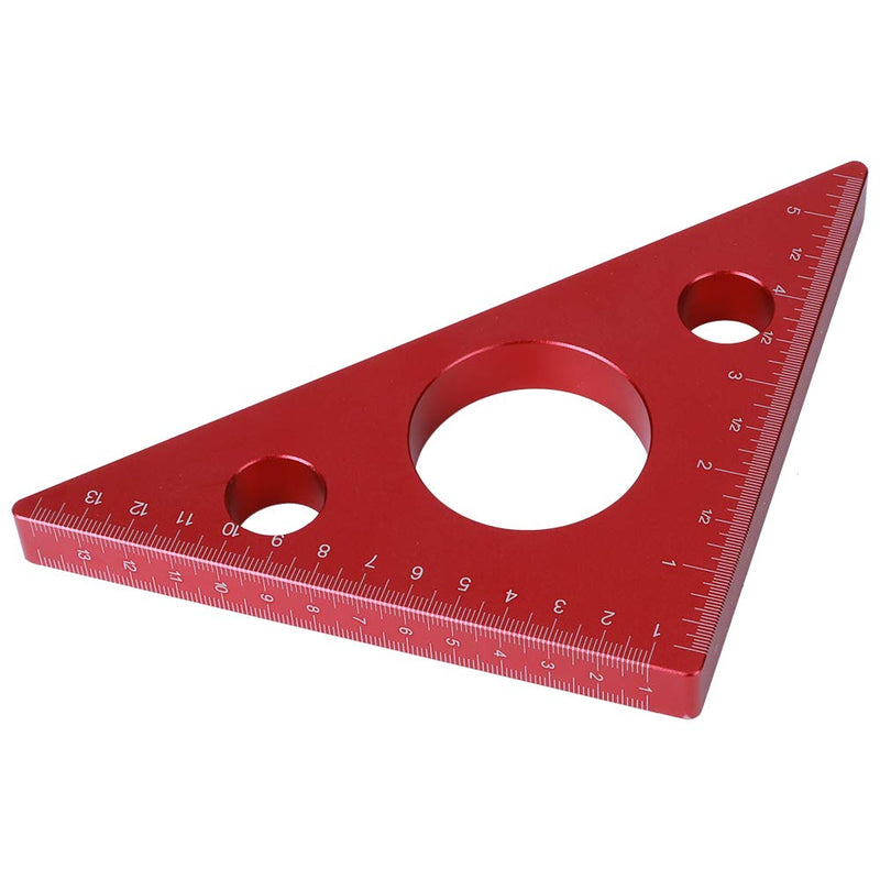 Woodworking Quare Ruler, Measuring & Layout Tools Carpentry 5in/13cm Right Angle Triangle Height Ruler Aluminum Alloy Carpenter Measuring Tool