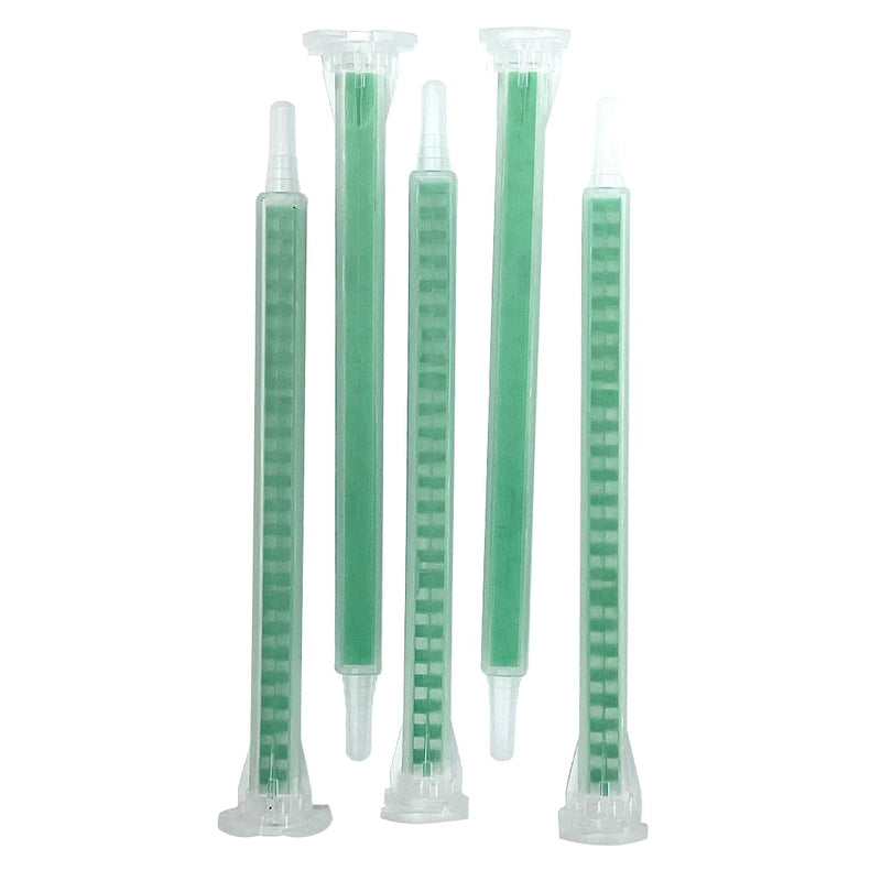 CosmoMix Square Static Mixer Nozzle Tube Tip, Epoxy Mixing Nozzle Adhesive Cartridges Tip for Manual Applicator Two Part Mix Fit 50ml AB Glue Cartridge (RSS06-24L (40pcs)) RSS06-24L (40pcs)