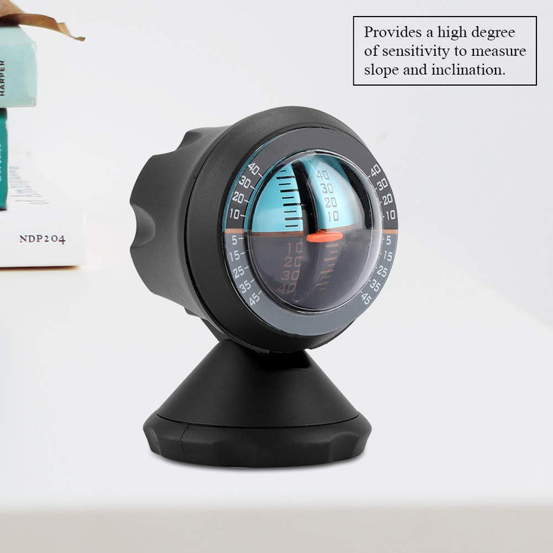 Tbest Car Inclinometer,Car Vehicle Inclinometer Slope Indicator Meter Level Tilt Gauge Road Safety Instrument
