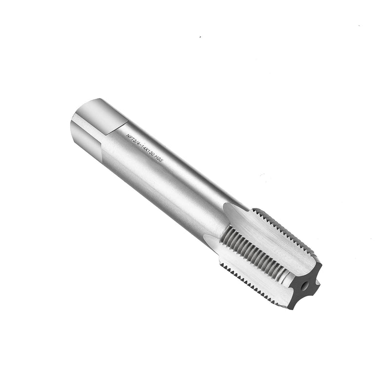 Tap Pipe Extended Pipe threadtap NPT high Speed Steel (HSS) Lengthened Taper Pipe Thread Taps DRINYOUNG (Extra Length 3/4"-14×5.2 NPT) Extra Length 3/4"-14×5.2 NPT