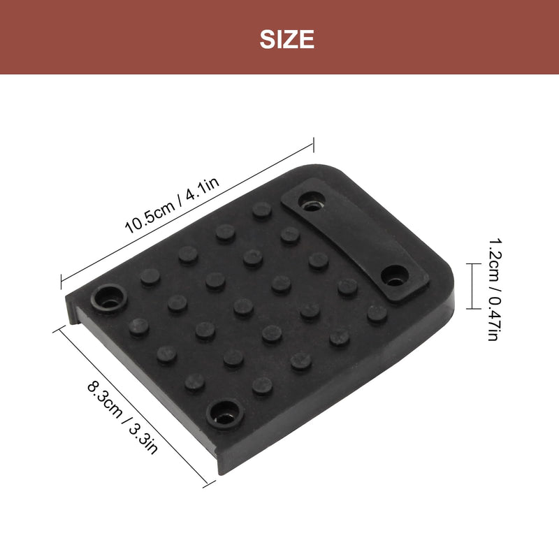 4Pcs Stilt Sole Anti-Slip Foot Pads for Drywall, Drywall Stilts Replacement Part Kits, Construction Tripod Mat with Screw for Plastering, Painting, Wiring, Street Performance