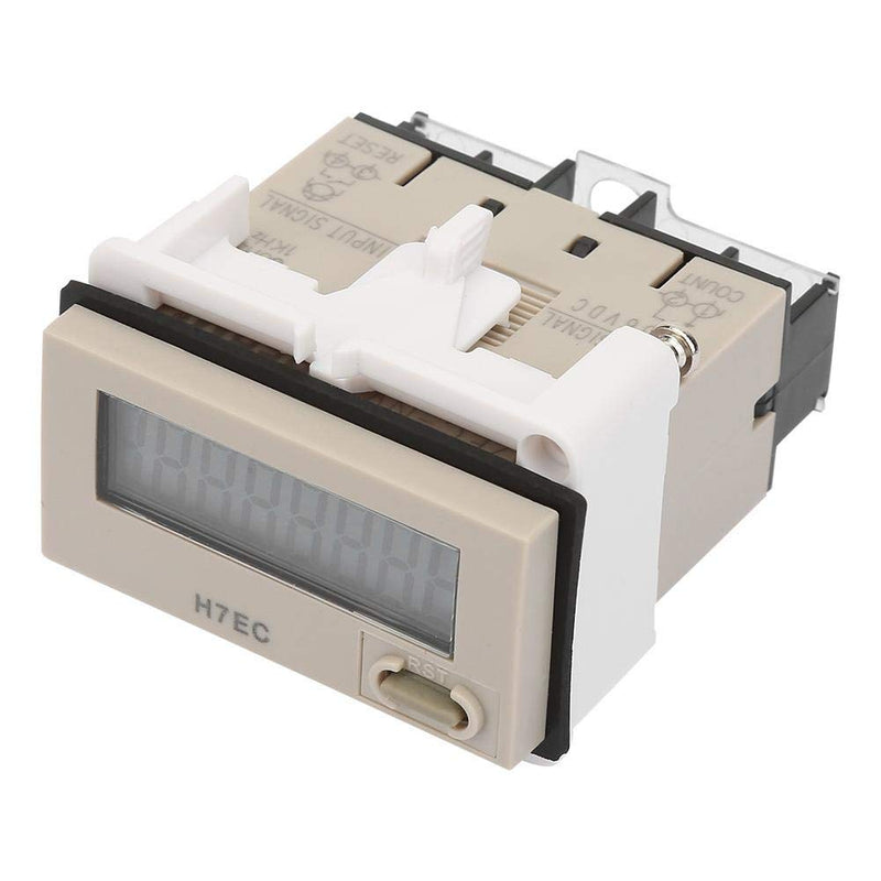 H7EC NV Electronic Counter DC 3-36V Digital Electric Counter Totalizer with 8 Digit LCD Display