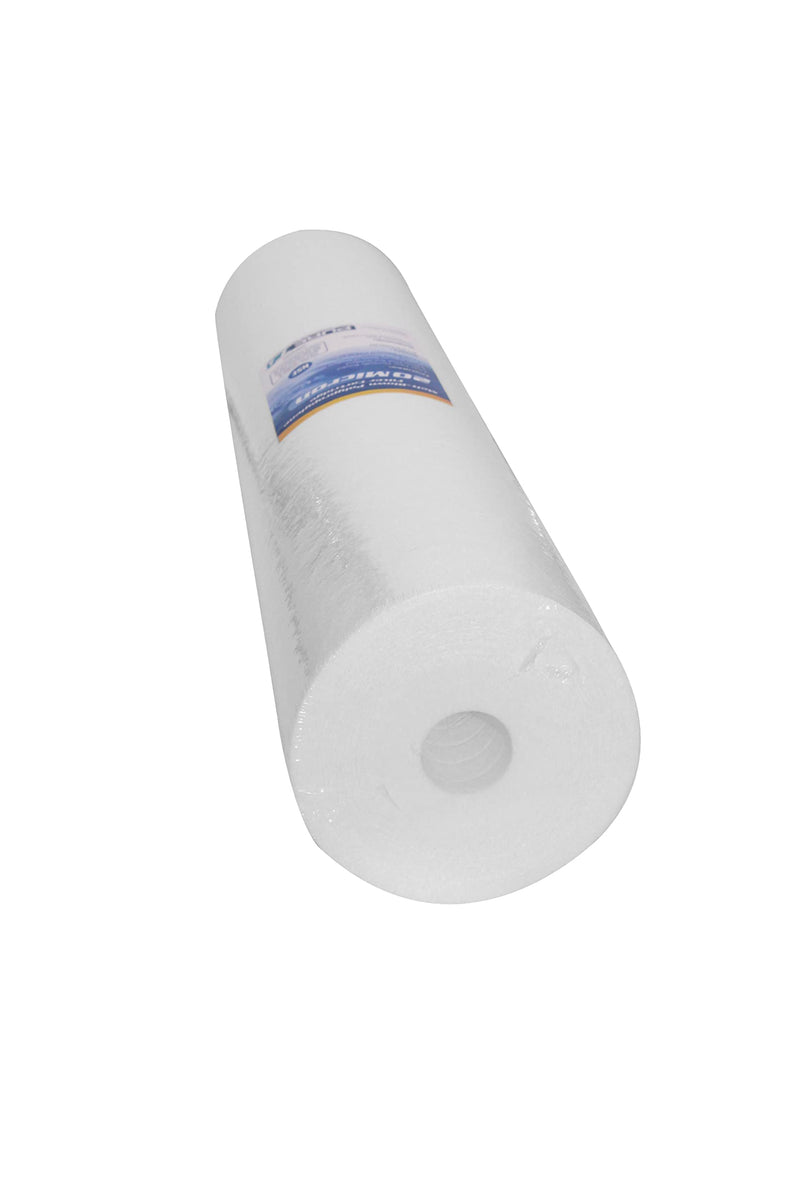PureT BVB2000020 20x4.5" Water Sediment Filter - NSF Certified - Spun Poly Filter Removes Sediment and Other Organic Debris (20 u Micron Rated)