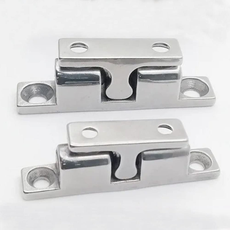 Solid Stainless Steel Cabinet Door Catch,glrovazas 2Pcs Cabinet Latch Roller Catch Furniture Cabinet Door Dual Ball Tension Latch Closet Ball Roller Catch Latch with Screw (50mm) 50mm