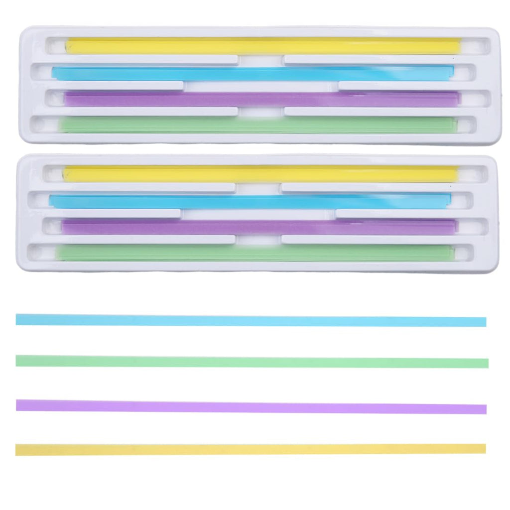 Dental Polishing Strips Kit Teeth Polisher Sanding Grinding Deep Teeth Oral Cleaning Tool 120Pcs Multi Color Multi Roughness for Dental Clinic and Home