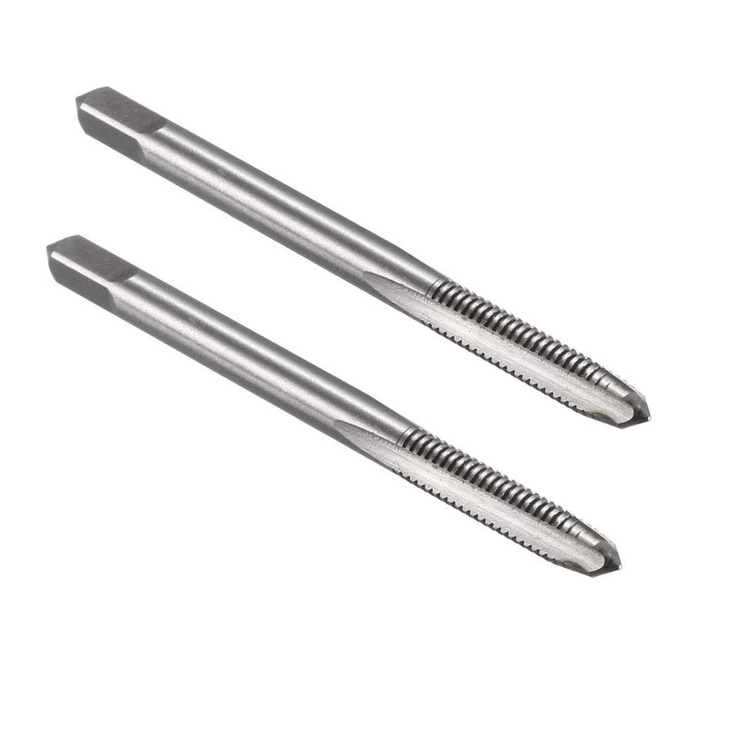 uxcell Metric Machine Tap M4 x 0.7mm H2 High Speed Steel 3 Straight Flutes Screw Tapping Threading Machinist Repair DIY Tool 2pcs M4 x 0.7